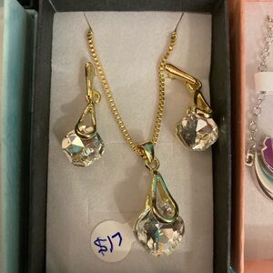 Ladies necklaces and earrings